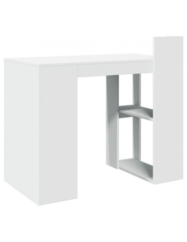 Scrivania Ufficio Bianca 103,5x56,5x94 cm in Legno Multistrato