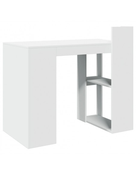 Scrivania Ufficio Bianca 103,5x56,5x94 cm in Legno Multistrato