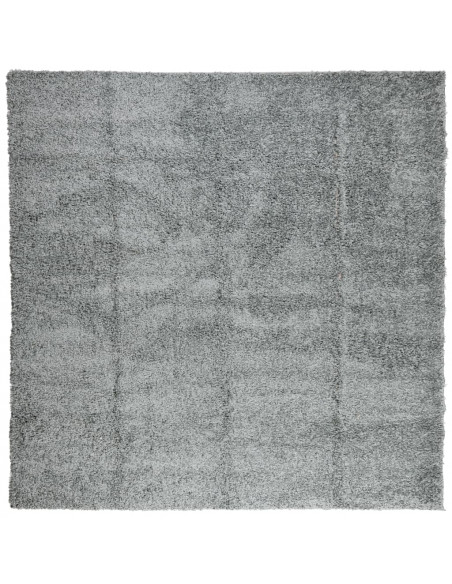 Tappeto Shaggy a Pelo Lungo Moderno Verde 200x200 cm