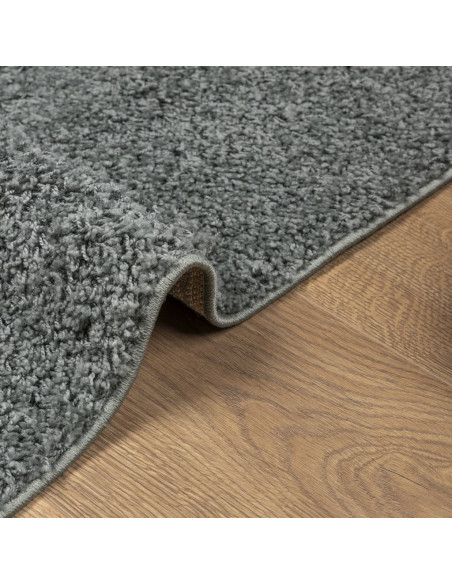 Tappeto Shaggy PAMPLONA a Pelo Lungo Moderno Verde 200x200 cm