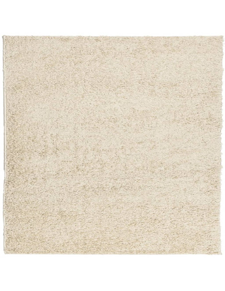Tappeto Shaggy a Pelo Lungo Moderno Oro 160x160 cm