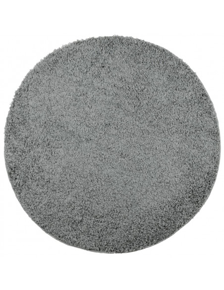 Tappeto Shaggy a Pelo Lungo Moderno Verde Ø 160 cm