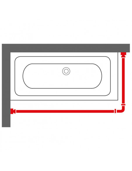 Sealskin Barra per Tenda da Doccia Combi Cromata