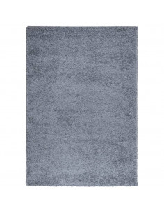 Tappeto Shaggy a Pelo Lungo Moderno Blu 160x230 cm