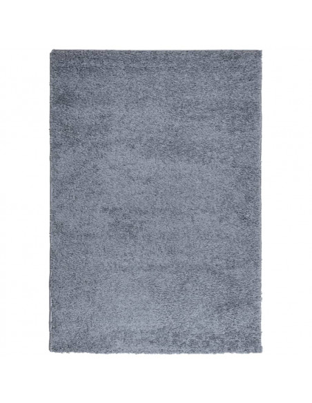 Tappeto Shaggy a Pelo Lungo Moderno Blu 160x230 cm