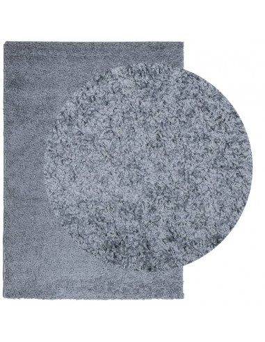 Tappeto Shaggy a Pelo Lungo Moderno Blu 160x230 cm