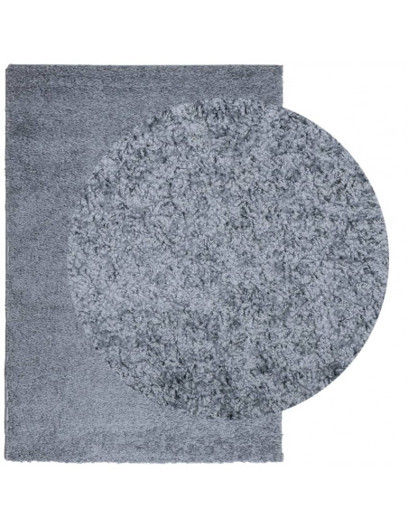 Tappeto Shaggy a Pelo Lungo Moderno Blu 160x230 cm