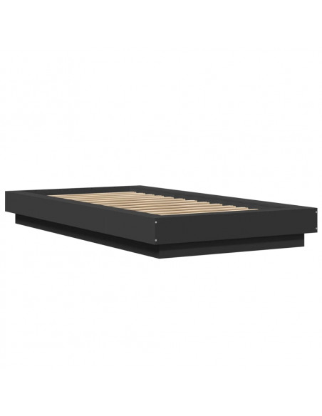 Giroletto Nero 90x190 cm in Legno Multistrato
