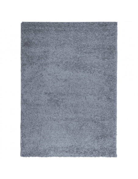 Tappeto Shaggy a Pelo Lungo Moderno Blu 240x340 cm