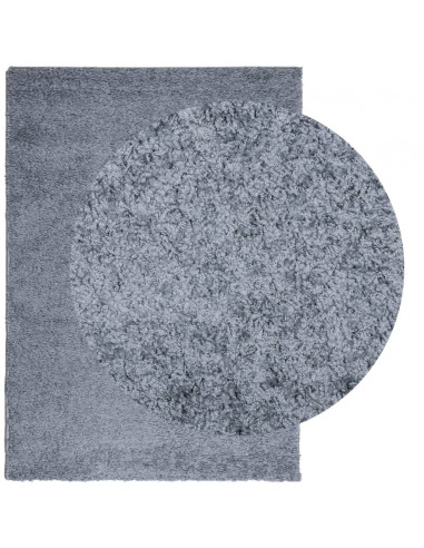 Tappeto Shaggy a Pelo Lungo Moderno Blu 240x340 cm