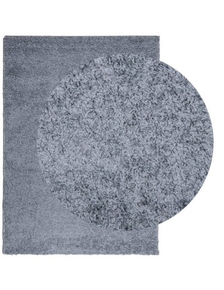 Tappeto Shaggy a Pelo Lungo Moderno Blu 240x340 cm