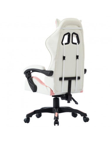 Sedia da Gaming Rosa in Similpelle