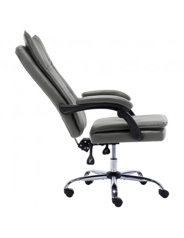 Sedia da Ufficio Antracite in Similpelle