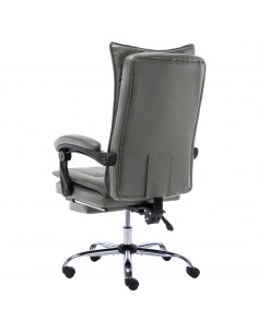 Sedia da Ufficio Antracite in Similpelle