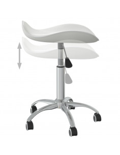 Sedia da Ufficio Bianca in Similpelle