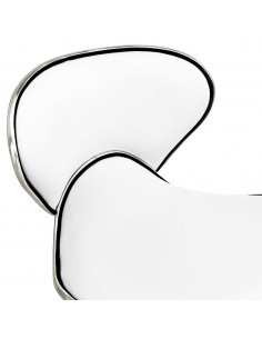 Sedia da Ufficio Bianca in Similpelle