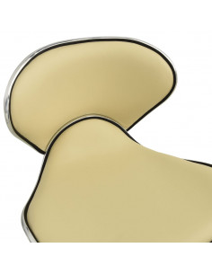 Sedia da Ufficio Crema in Similpelle