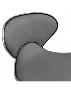 Sedia da Ufficio Grigia in Similpelle