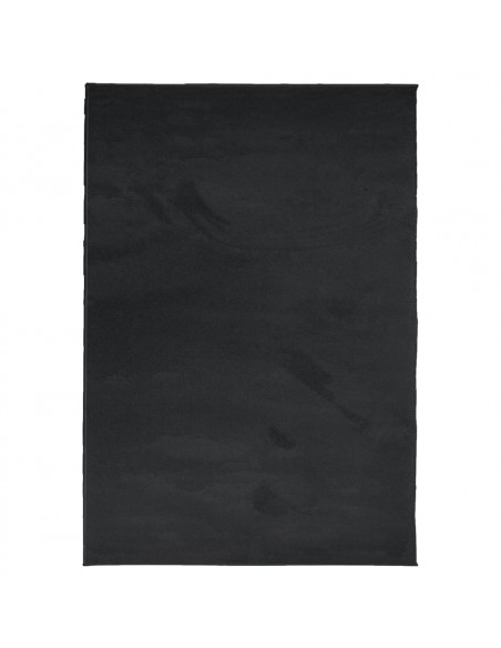 Tappeto OVIEDO a Pelo Corto Nero 120x170 cm