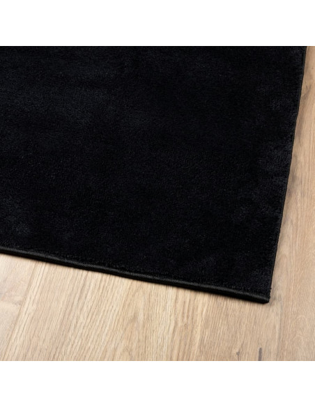 Tappeto OVIEDO a Pelo Corto Nero 120x170 cm