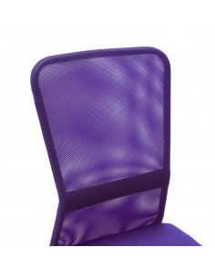 Sedia da Ufficio Viola 44x52x100 cm in Tessuto a Rete