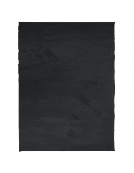 Tappeto OVIEDO a Pelo Corto Nero 240x340 cm