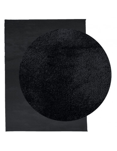 Tappeto OVIEDO a Pelo Corto Nero 240x340 cm