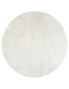 Tappeto OVIEDO a Pelo Corto Crema Ø 120 cm