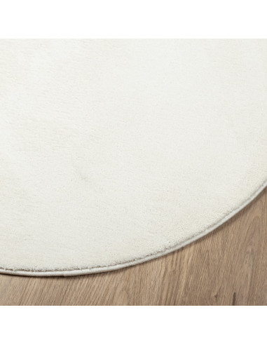 Tappeto OVIEDO a Pelo Corto Crema Ø 120 cm