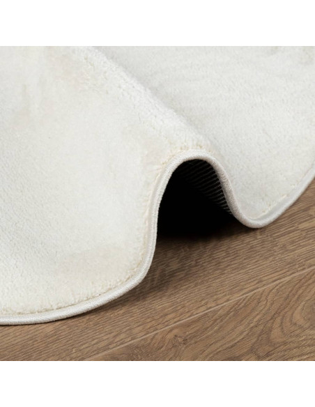 Tappeto OVIEDO a Pelo Corto Crema Ø 120 cm