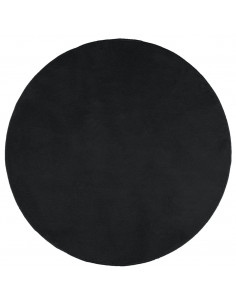 Tappeto OVIEDO a Pelo Corto Nero Ø 200 cm
