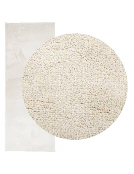 Tappeto OVIEDO a Pelo Corto Beige 80x200 cm