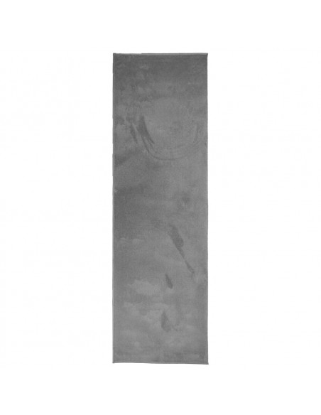Tappeto OVIEDO a Pelo Corto Antracite 80x250 cm