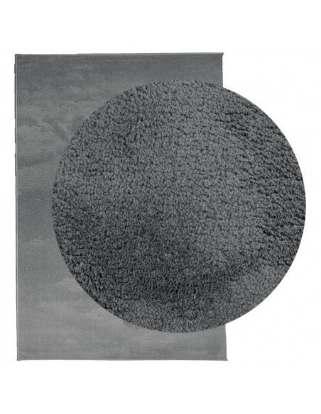 Tappeto OVIEDO a Pelo Corto Antracite 160x230 cm