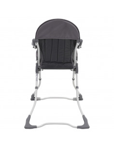 Seggiolone Pappa per Bambini Grigio e Bianco
