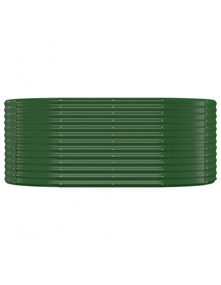 Letto Giardino Acciaio Verniciato a Polvere 175x100x68 cm Verde