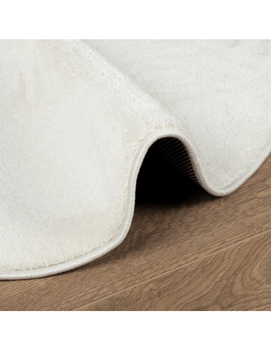 Tappeto OVIEDO a Pelo Corto Crema Ø 160 cm
