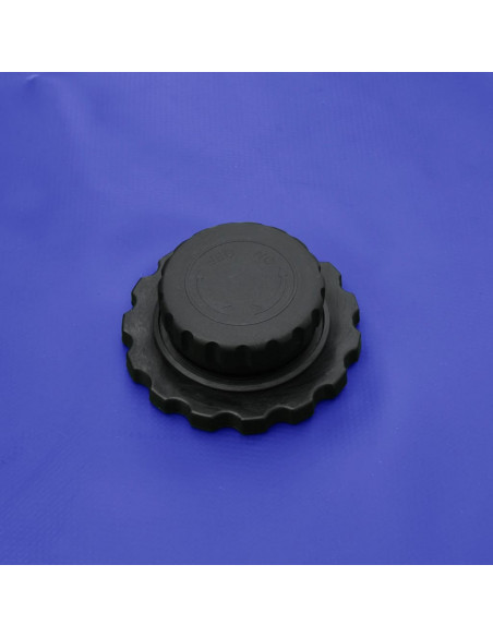 Serbatoio Acqua con Rubinetto Pieghevole 2100 L in PVC