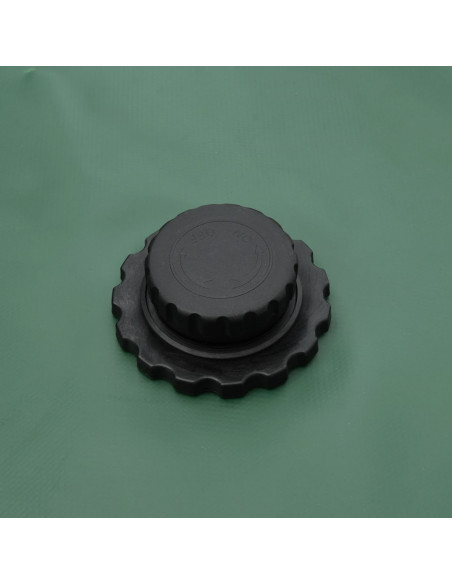 Serbatoio Acqua con Rubinetto Pieghevole 2100 L in PVC