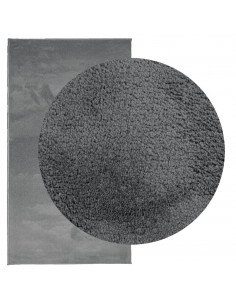 Tappeto OVIEDO a Pelo Corto Antracite 80x150 cm 2
