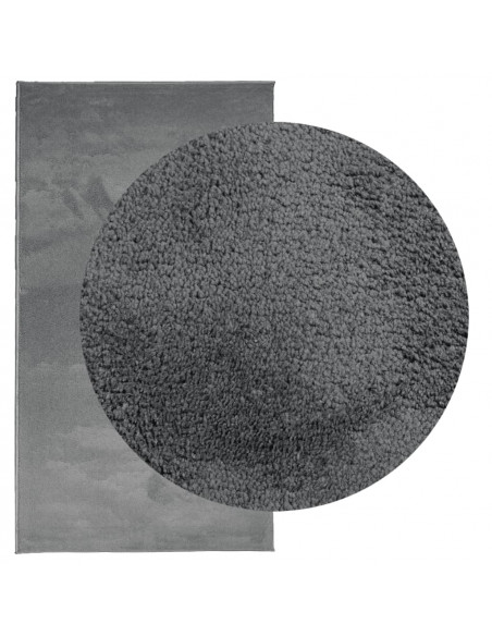 Tappeto OVIEDO a Pelo Corto Antracite 80x150 cm