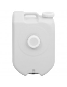 Serbatoio Acqua Portatile con Adattatore 24 L Grigio