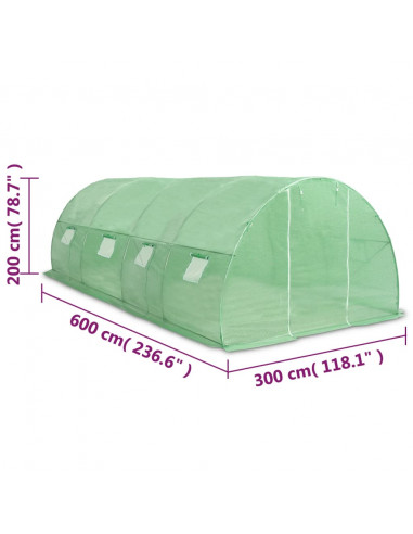 Serra 18m² 600x300x200 cm