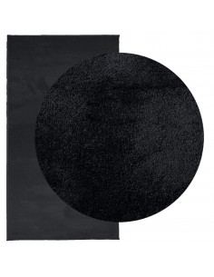 Tappeto OVIEDO a Pelo Corto Nero 80x150 cm 2