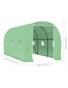 Serra 9 m² 4,5x2x2 m 2