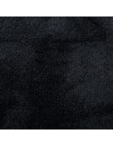 Tappeto OVIEDO a Pelo Corto Nero 160x160 cm