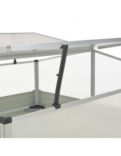 Serra Antracite 100x100x77 cm in Acciaio Zincato