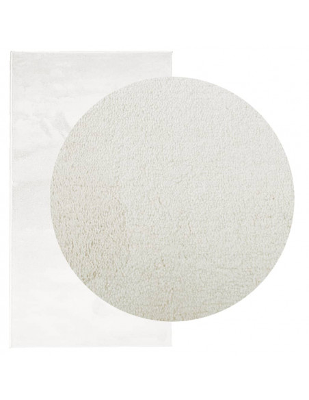Tappeto OVIEDO a Pelo Corto Crema 80x150 cm