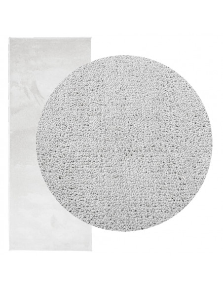 Tappeto OVIEDO a Pelo Corto Grigio 80x200 cm