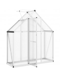 Serra con Base Argento 169x58x195 cm in Alluminio